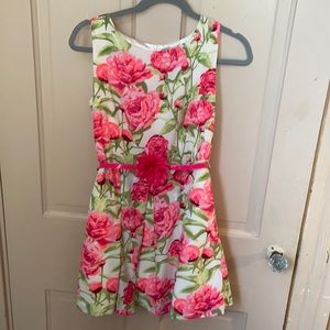 Children’s Place dress with pink roses 16